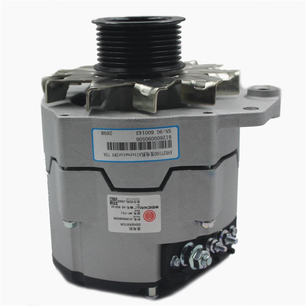 612600090506 Nákladný motorový alternátor WD615 WP10 pre Weichai Sinotruck Shacman