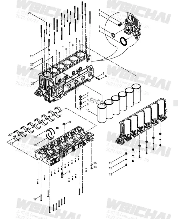 D12 Truck Engine